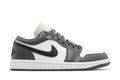 Tênis Air Jordan 1 Low Dark Grey Cinza vista superior