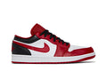 Tênis Air Jordan 1 Low Gym Red Black Vermelho vista superior