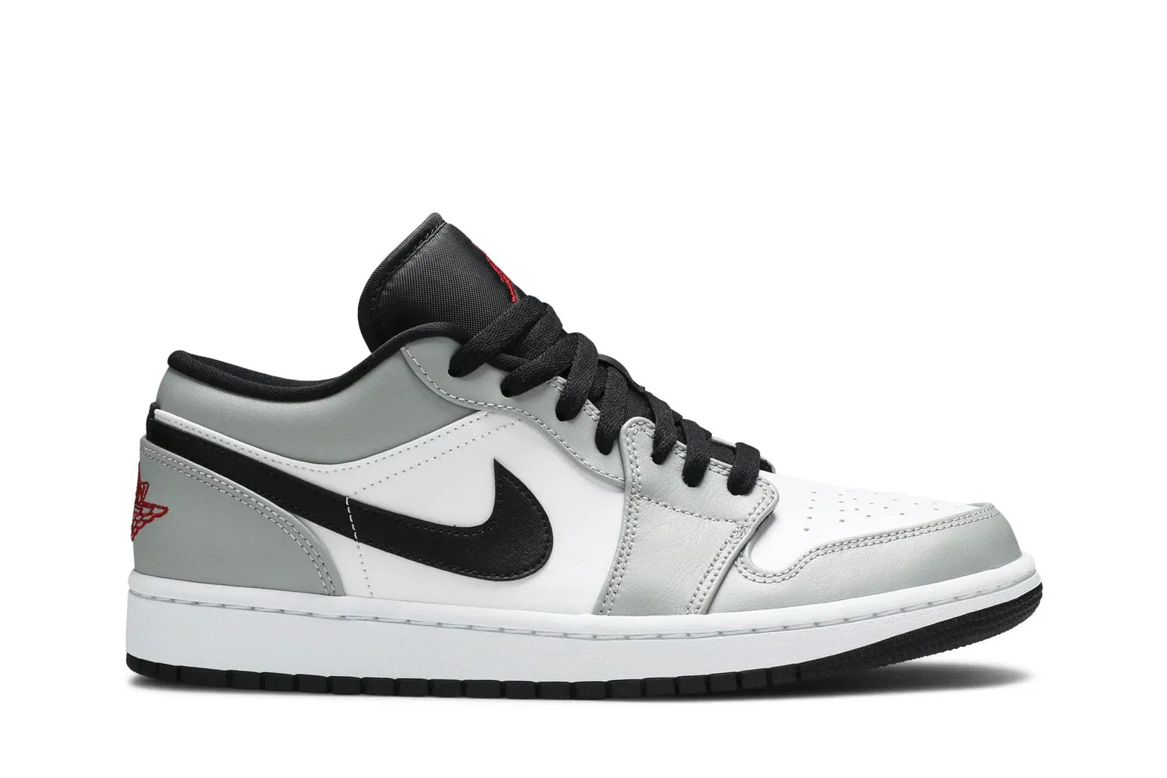 Tênis Air Jordan 1 Low Light Smoke Grey Cinza vista superior