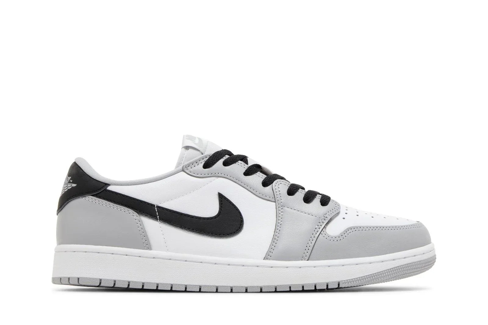 Tênis Air Jordan 1 Low Og Barrons Cinza vista superior