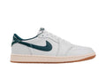 Tênis Air Jordan 1 Low OG Oxidized White Green Branco vista superior