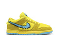 Tênis Grateful Dead x Nike SB Dunk Low Yellow Bear Amarelo vista superior
