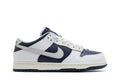 Tênis HUF x Nike SB Dunk Low New York Branco/Azul vista lateral