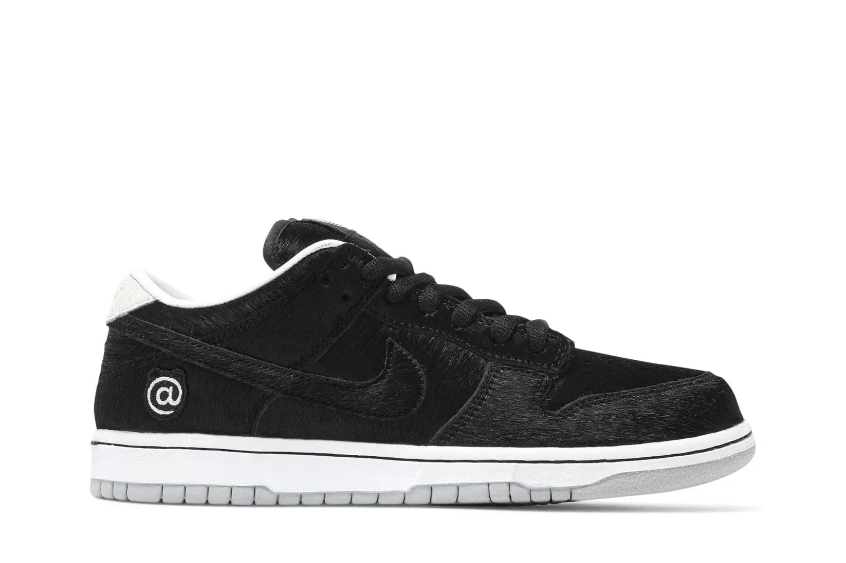 Tênis Medicom Toy x Nike SB Dunk Be@rbrick Preto vista superior
