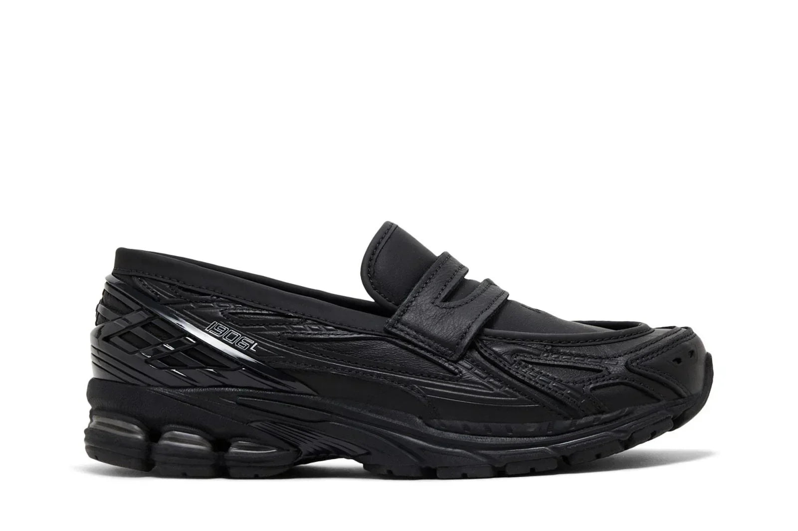 Tênis New Balance 1906L Preto Couro Mesh Preto vista superior