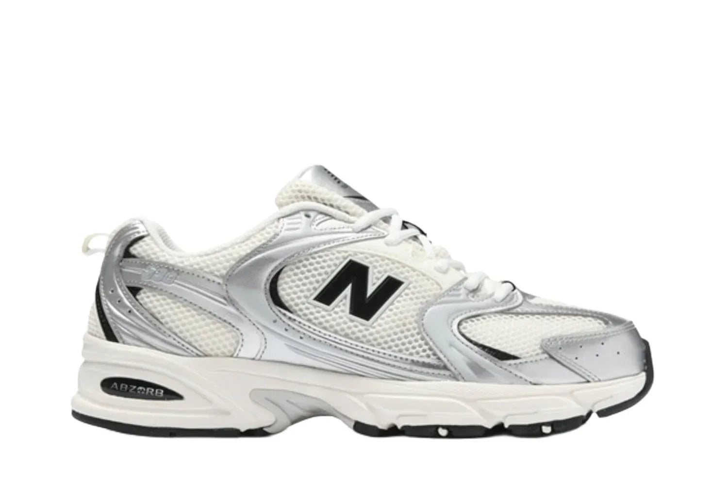 Tênis New Balance 530 Silver Black Cinza vista superior
