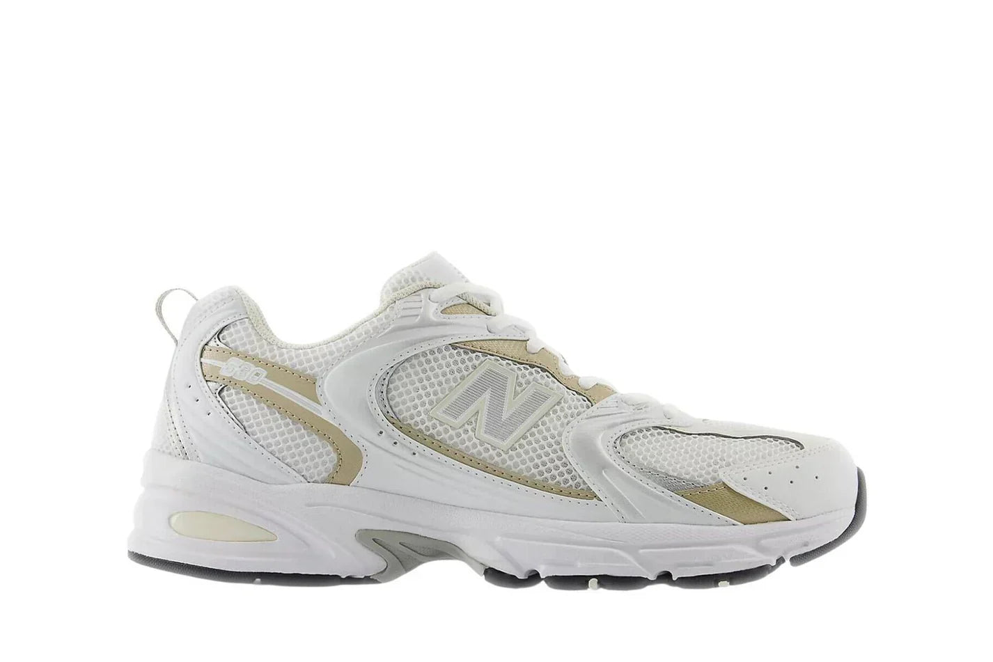 Tênis New Balance 530 Stoneware Line Branco vista lateral
