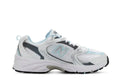 Tênis New Balance 530 White Light Crome Blue Branco vista lateral