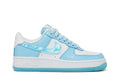 Tênis Nike Air Force 1 Low Nail Art Azul vista superior