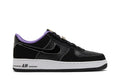 Tênis Nike Air Force 1 Low World Champ Lakers Preto vista superior