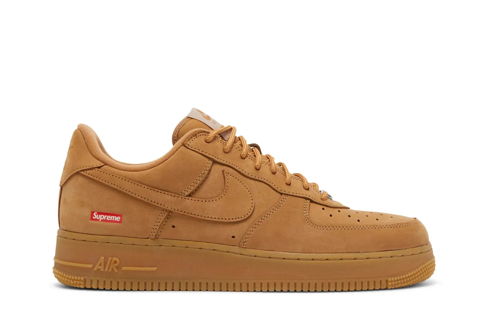 Tênis Nike Air Force 1 Low x Supreme Wheat Marrom vista superior