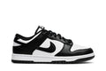 Tênis Nike Dunk Low Black OG Panda Preto vista lateral