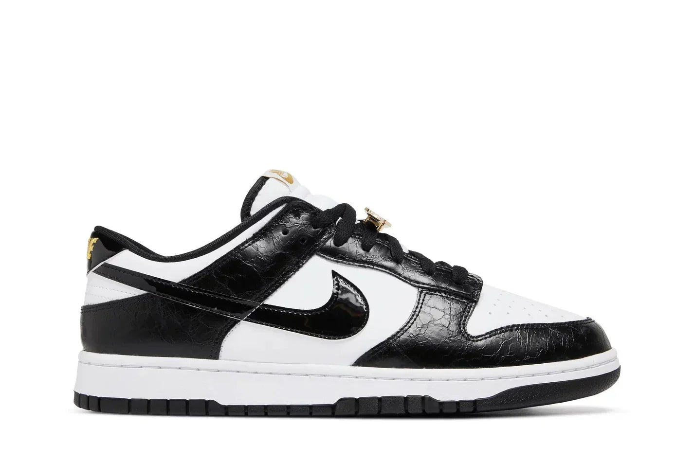 Tênis Nike Dunk Low Black World Champ Preto vista superior