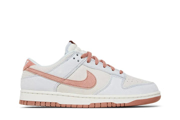 Tênis Nike Dunk Low Fossil Rose Azul/Rosa vista lateral