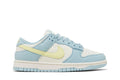 Tênis Nike Dunk Low Ocean Bliss Azul vista lateral
