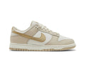 Tênis Nike Dunk Low Phantom Metallic Gold Dourado vista superior