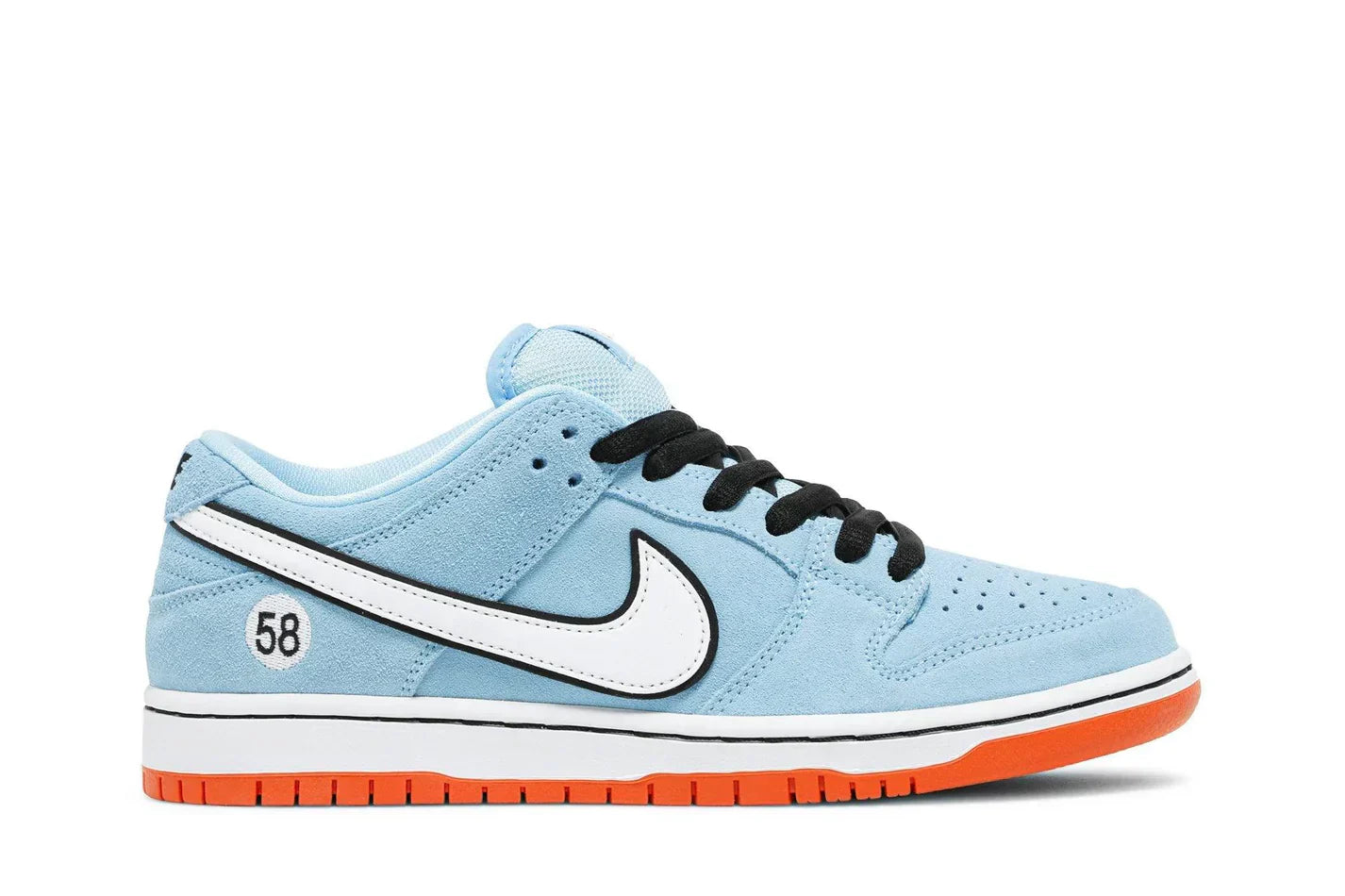 Tênis Nike SB Dunk Low Club 58 Gulf Azul vista superior