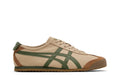 Tênis Onitsuka Tiger Mexico 66 Beige Grass Green Marrom vista superior