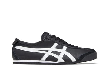 Tênis Onitsuka Tiger Mexico 66 Black and White Preto vista lateral