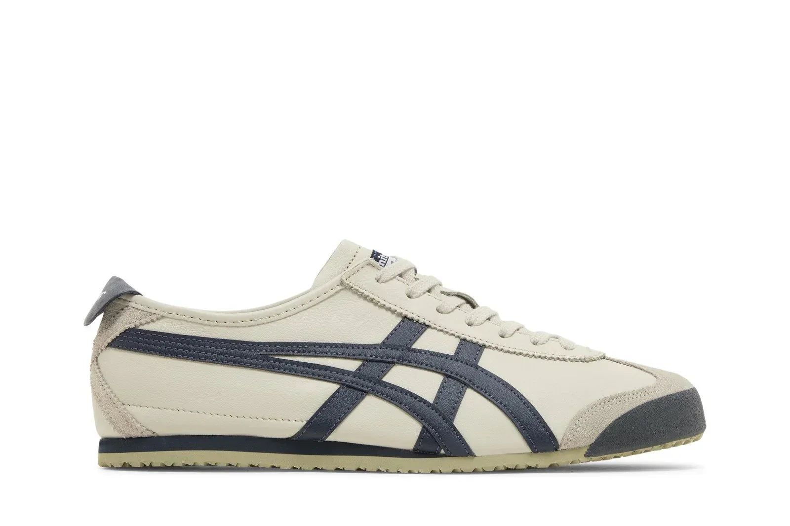Tênis Onitsuka Tiger México 66 SD Brich Peacoat Bege vista lateral