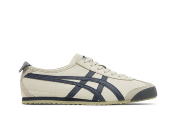 Tênis Onitsuka Tiger México 66 SD Brich Peacoat Bege vista lateral