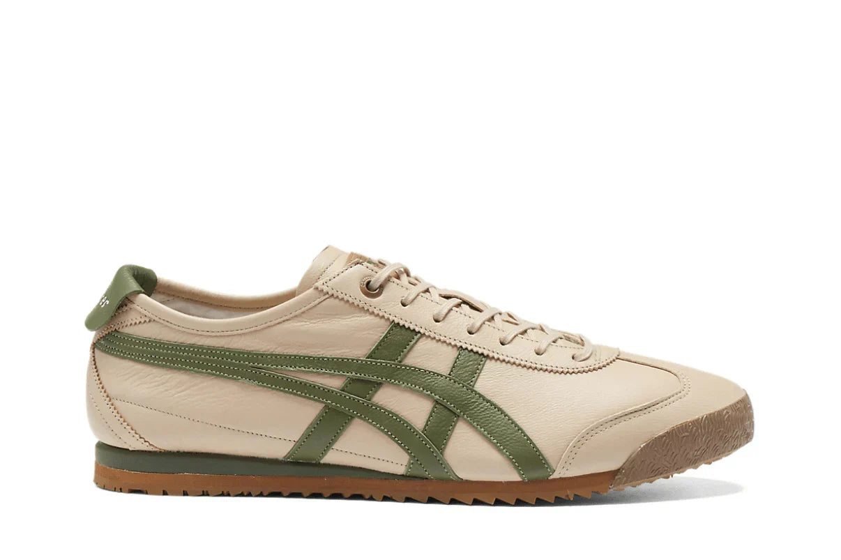 Tênis Onitsuka Tiger Mexico 66 SD Brich Green Bege vista superior