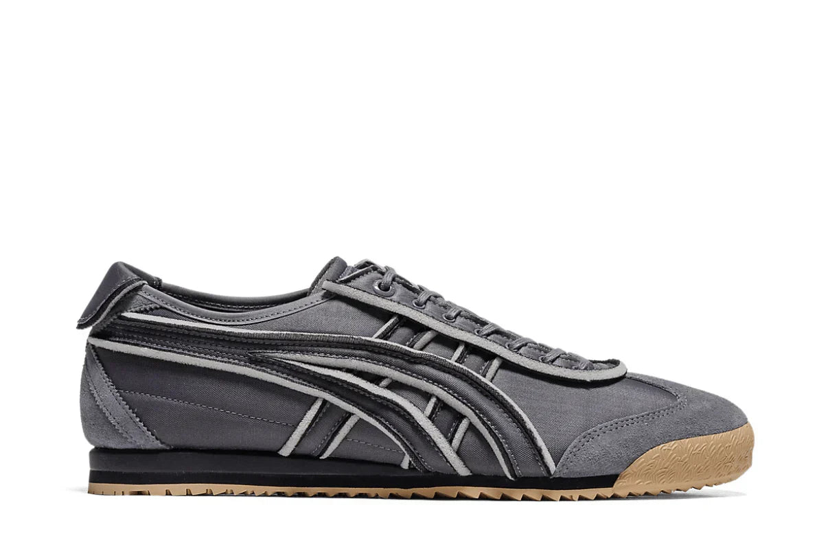 Tênis Onitsuka Tiger Mexico 66 SD Exposed Metropolis Cinza vista lateral