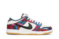 Tênis Parra x Nike SB Dunk Low Pro Abstract Art Colorido vista lateral