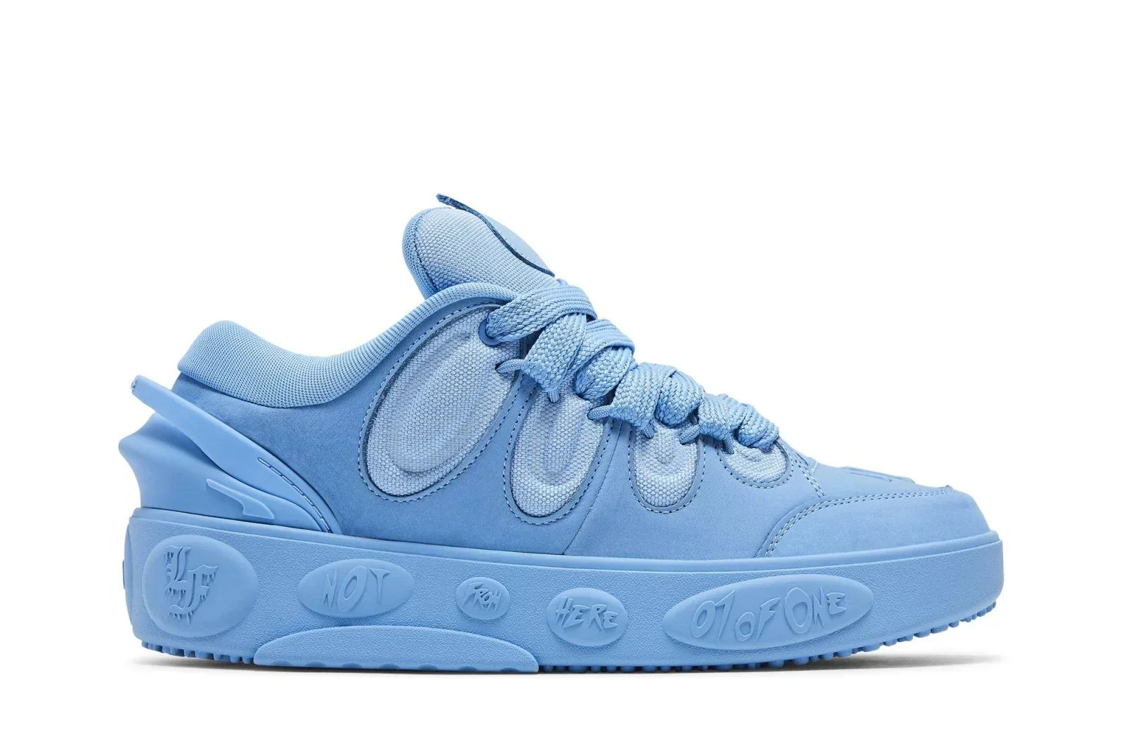 Tênis Puma LaFrancé Moment Team Light Blue x Lamelo Ball Azul vista lateral