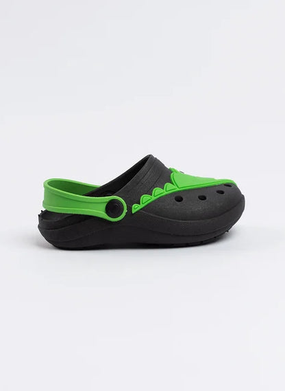 Babuche Infantil Menino Preto Jacaré